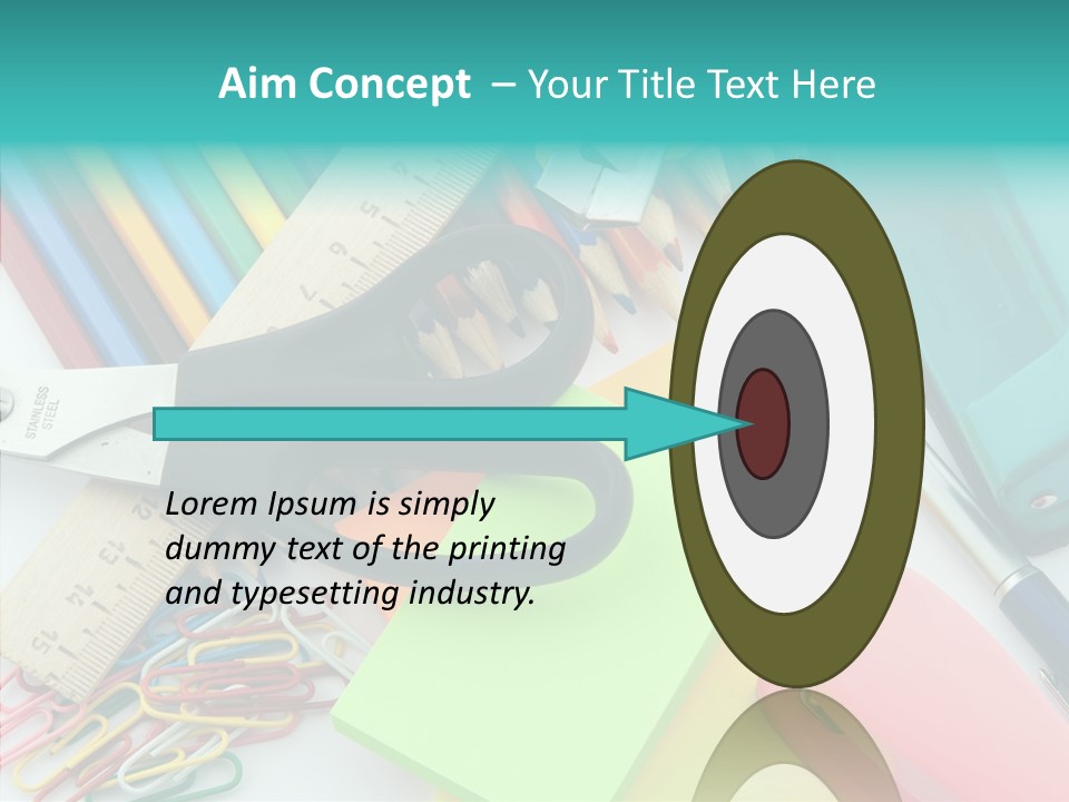 Hole Study Drawing PowerPoint Template