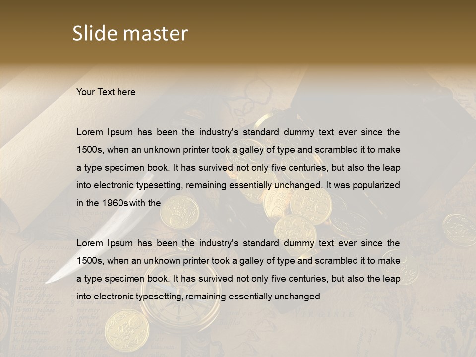 Very Old Maps PowerPoint Template