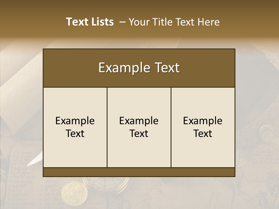 Very Old Maps PowerPoint Template