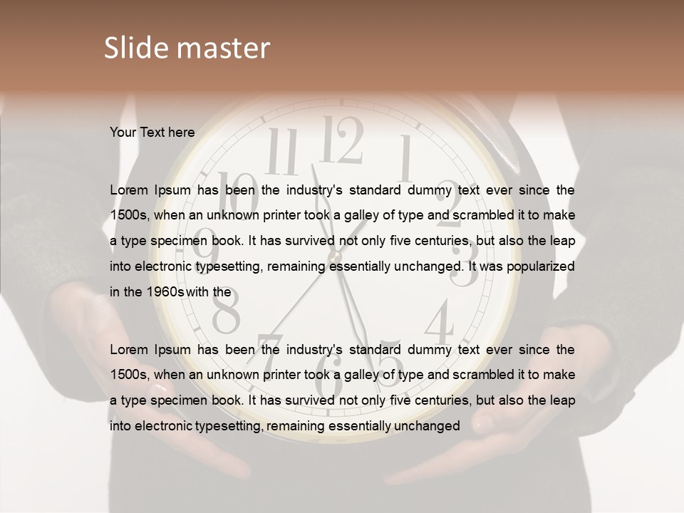 Alarm Clock PowerPoint Template