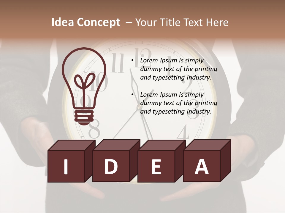 Alarm Clock PowerPoint Template