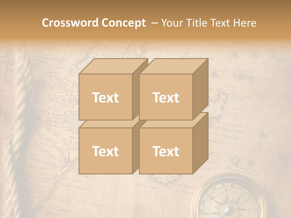 Century Map Jacket PowerPoint Template