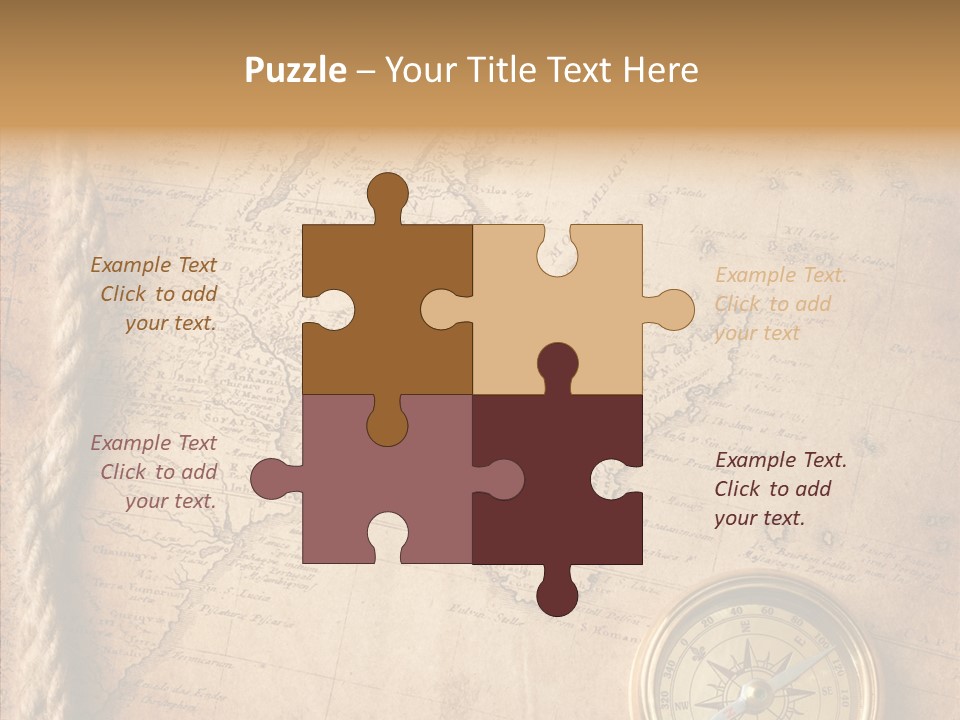 Century Map Jacket PowerPoint Template