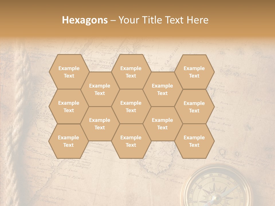 Century Map Jacket PowerPoint Template