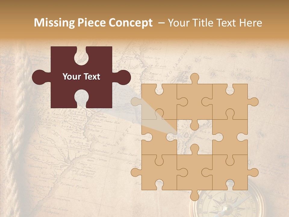 Century Map Jacket PowerPoint Template