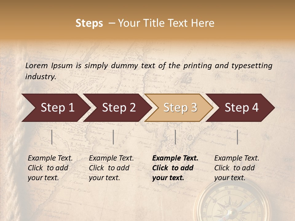 Century Map Jacket PowerPoint Template