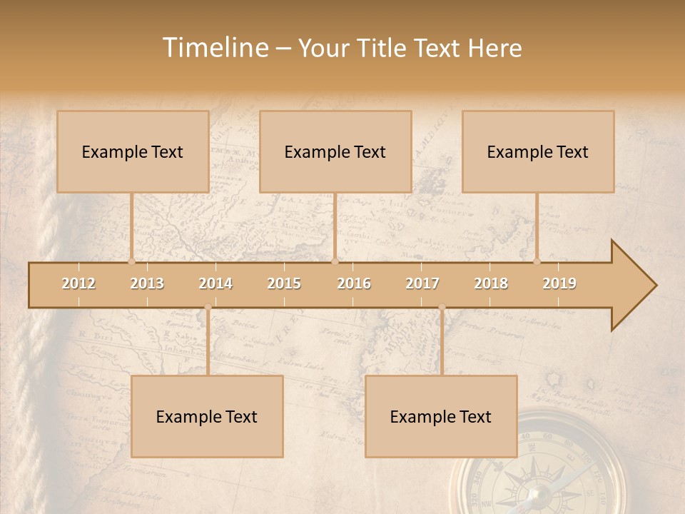 Century Map Jacket PowerPoint Template