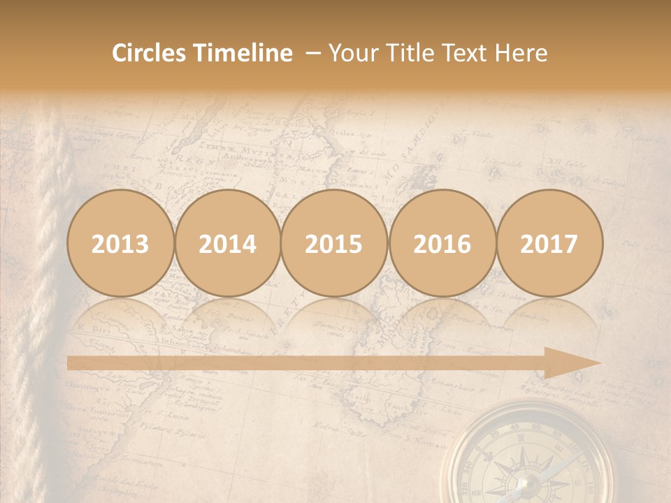 Century Map Jacket PowerPoint Template