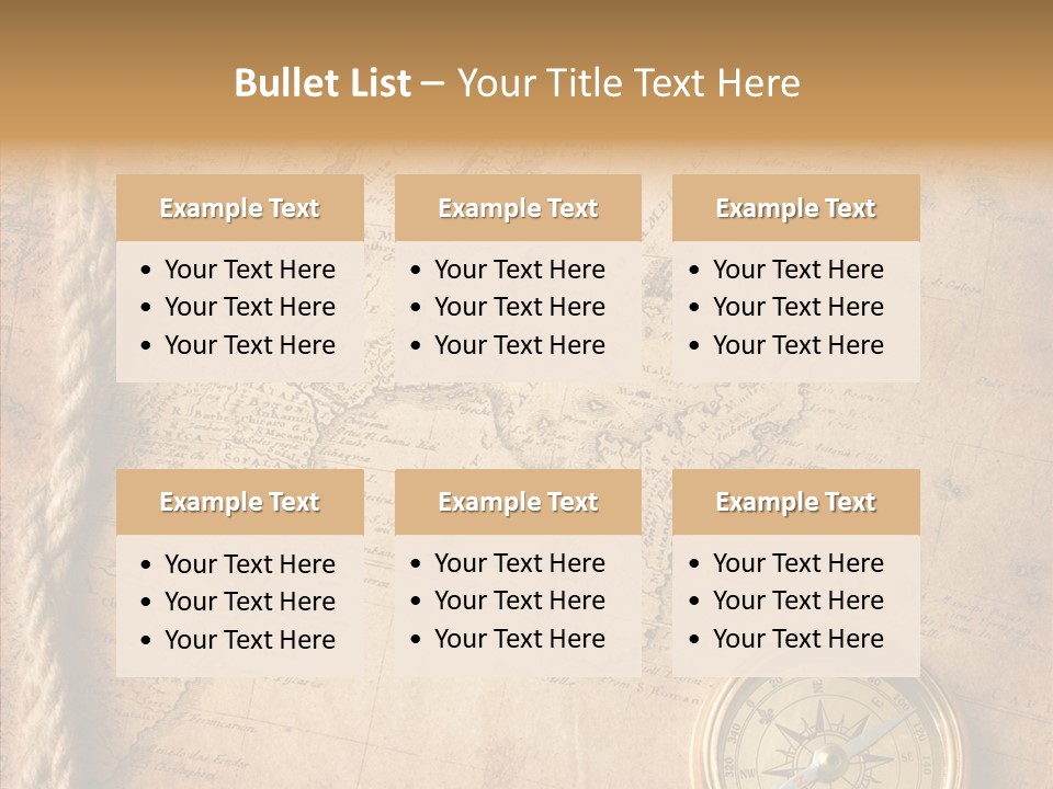 Century Map Jacket PowerPoint Template