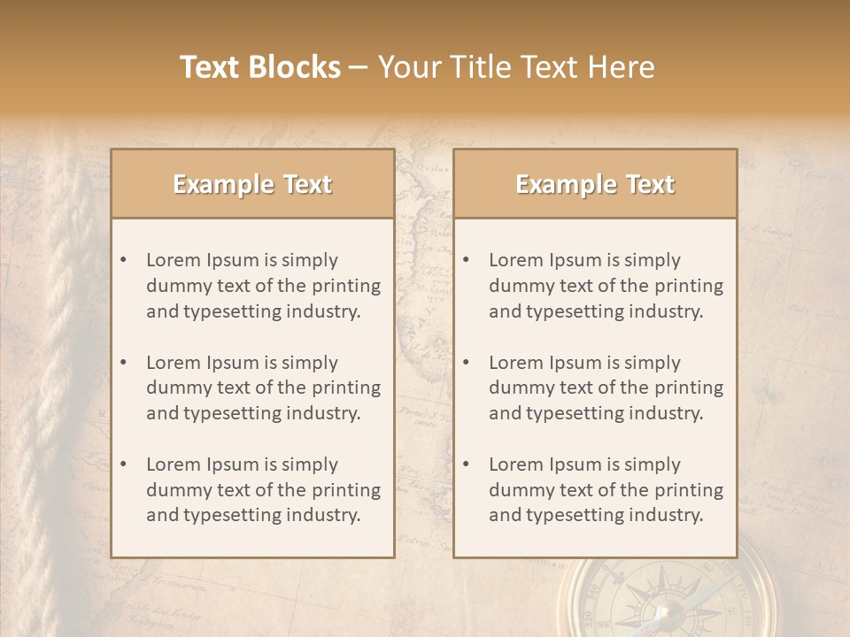 Century Map Jacket PowerPoint Template