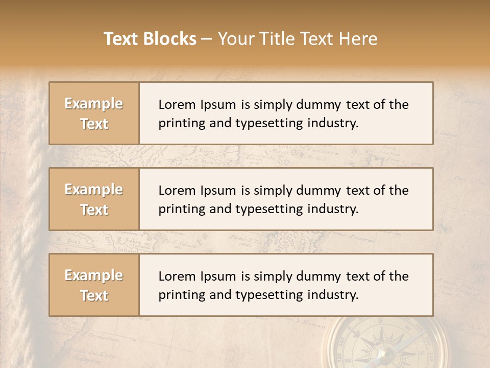 Century Map Jacket PowerPoint Template