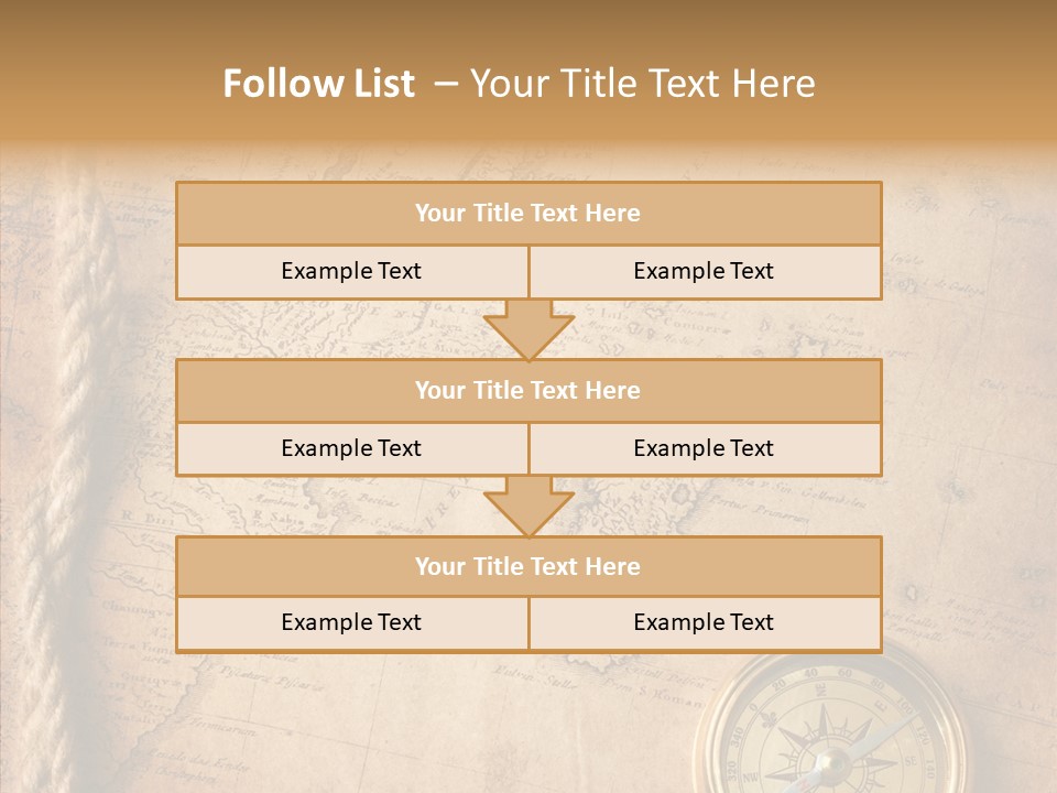 Century Map Jacket PowerPoint Template