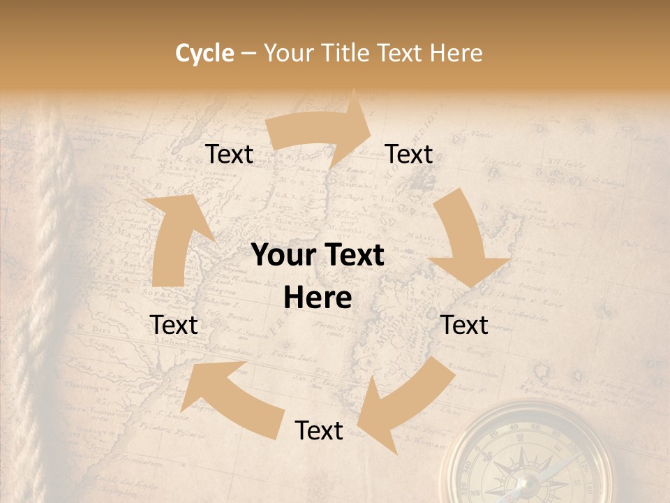 Century Map Jacket PowerPoint Template