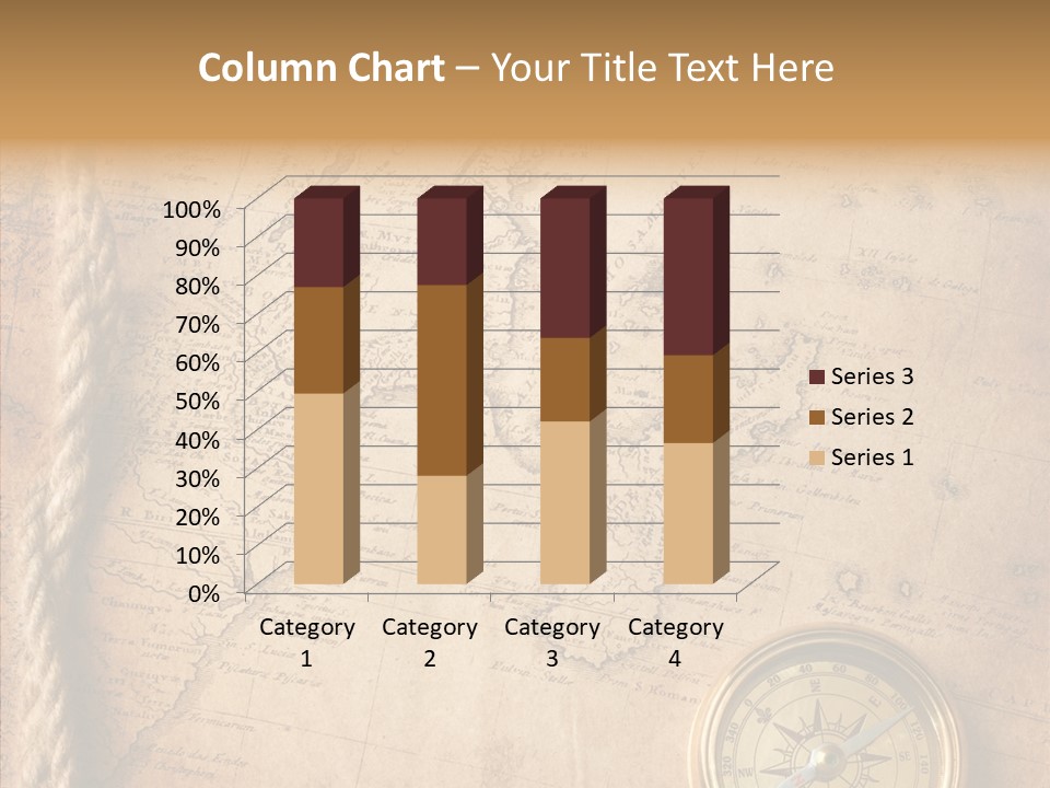 Century Map Jacket PowerPoint Template