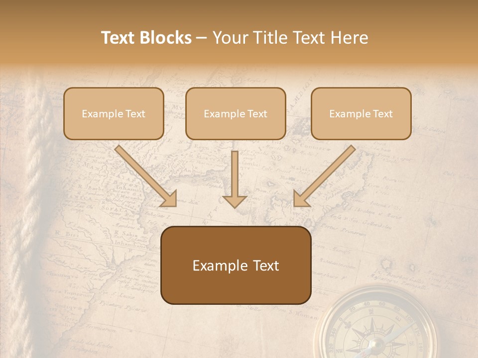 Century Map Jacket PowerPoint Template