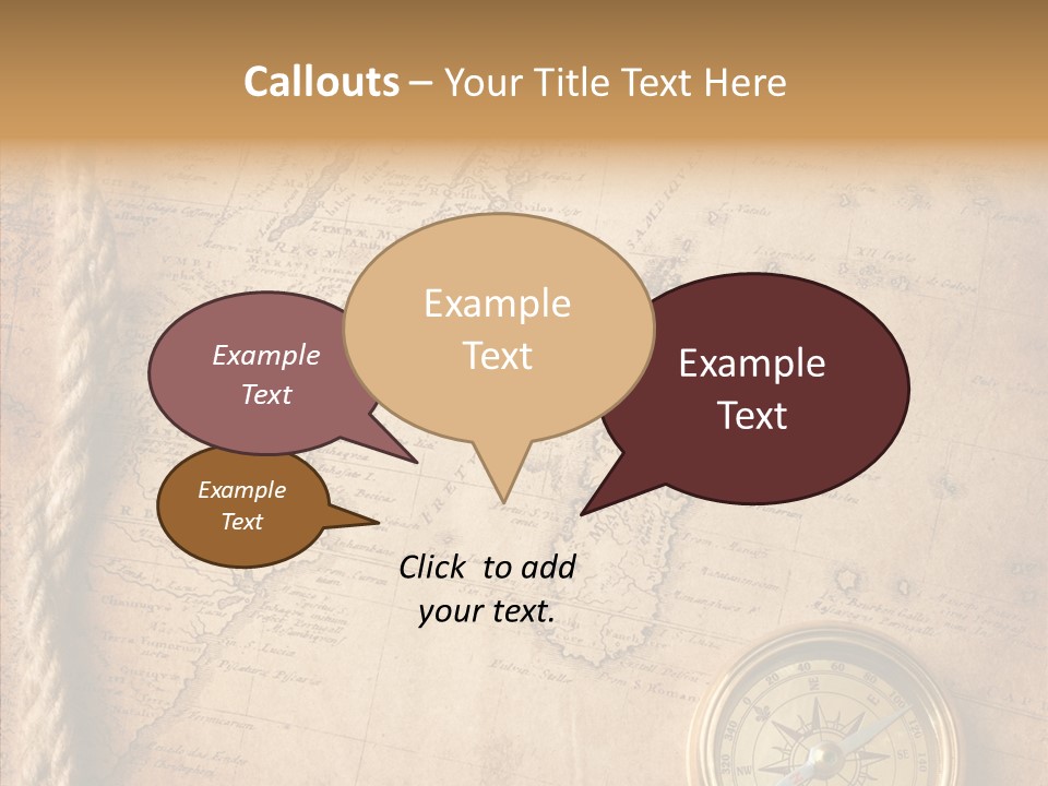 Century Map Jacket PowerPoint Template