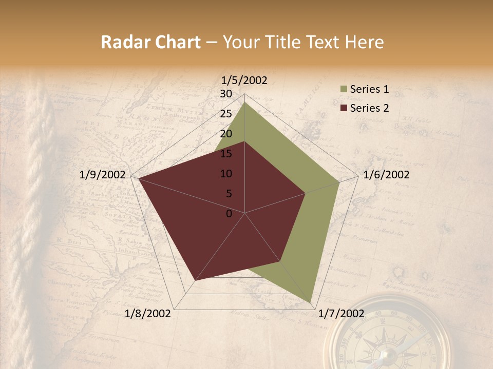 Century Map Jacket PowerPoint Template