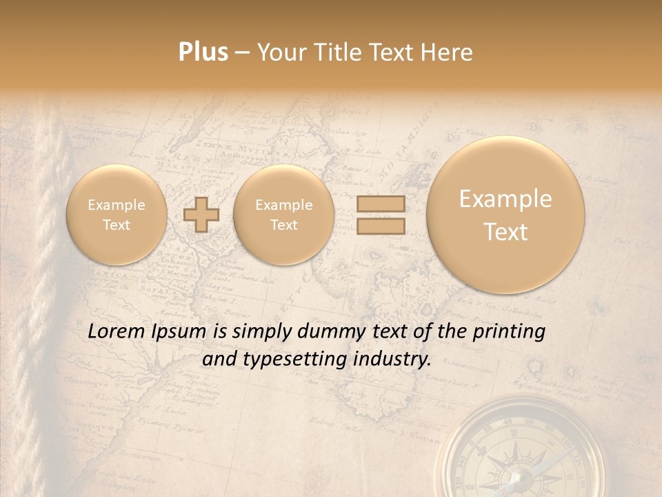 Century Map Jacket PowerPoint Template