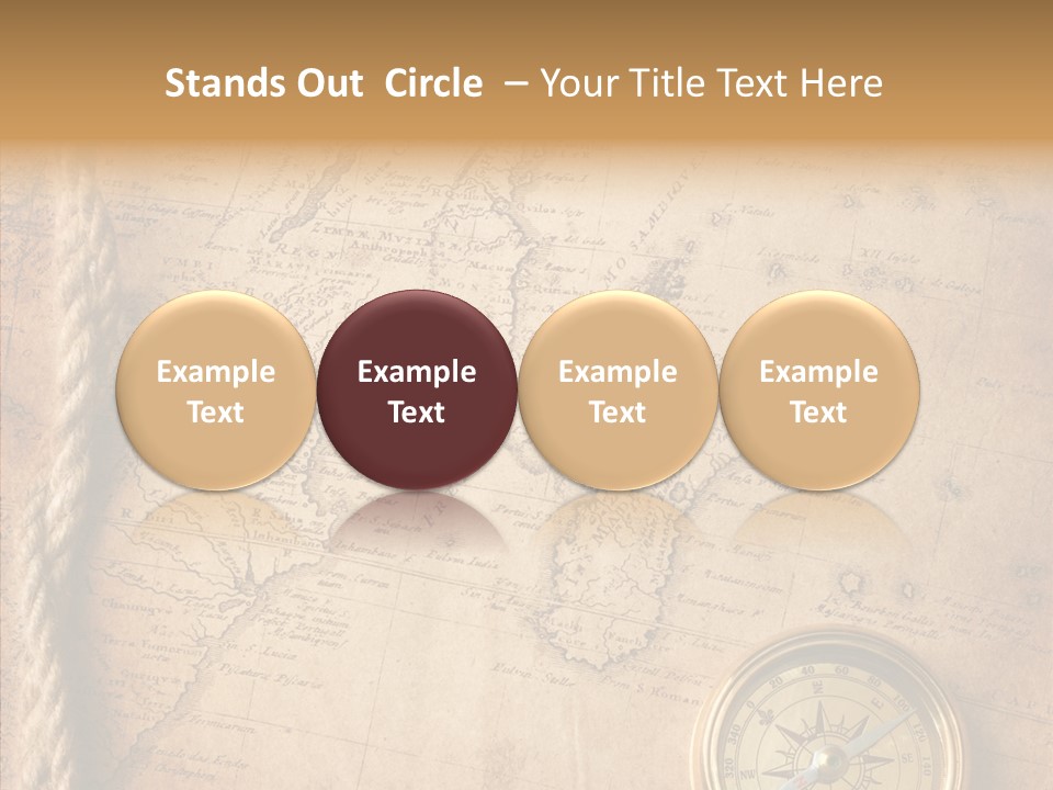 Century Map Jacket PowerPoint Template