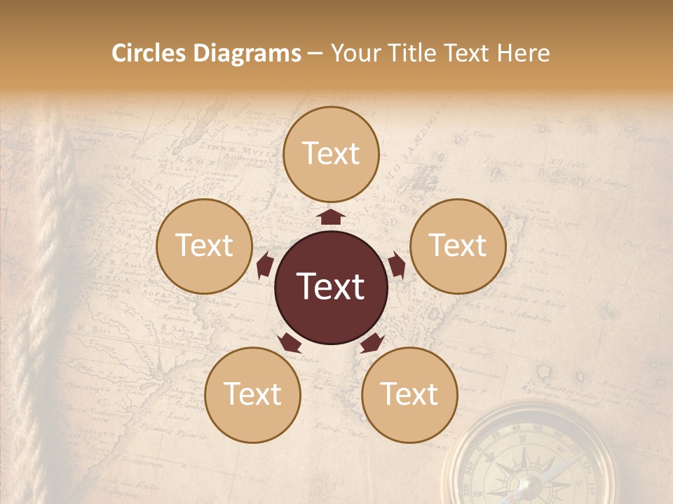 Century Map Jacket PowerPoint Template