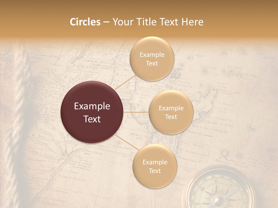 Century Map Jacket PowerPoint Template