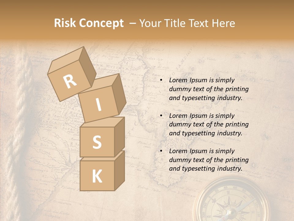 Century Map Jacket PowerPoint Template