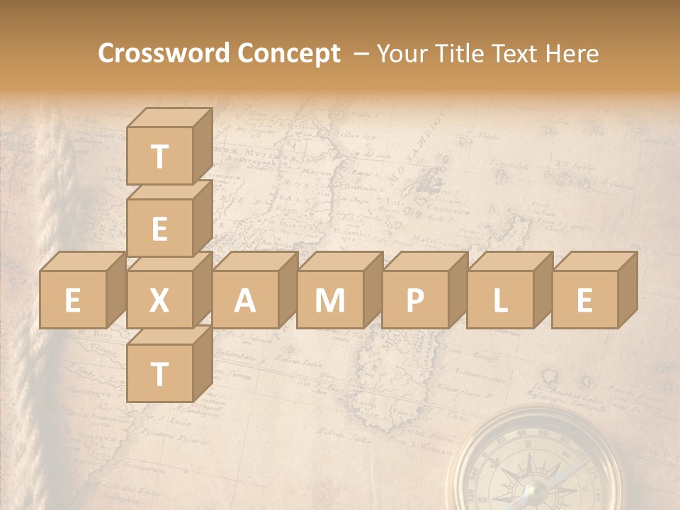 Century Map Jacket PowerPoint Template