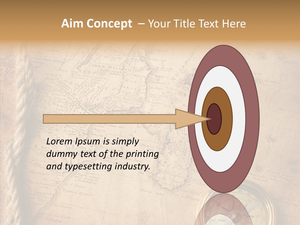 Century Map Jacket PowerPoint Template