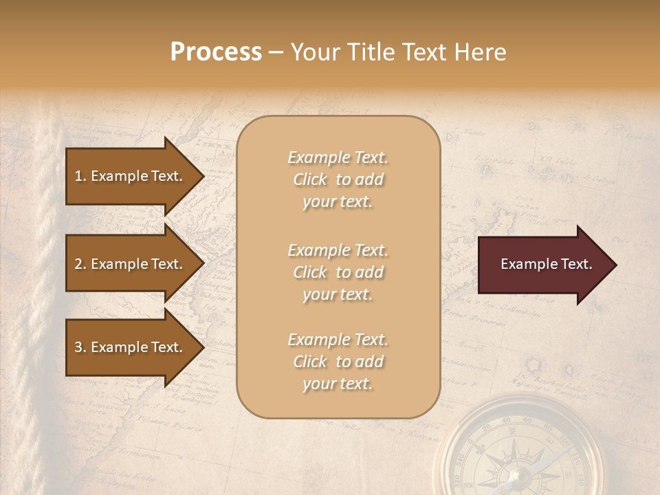 Century Map Jacket PowerPoint Template