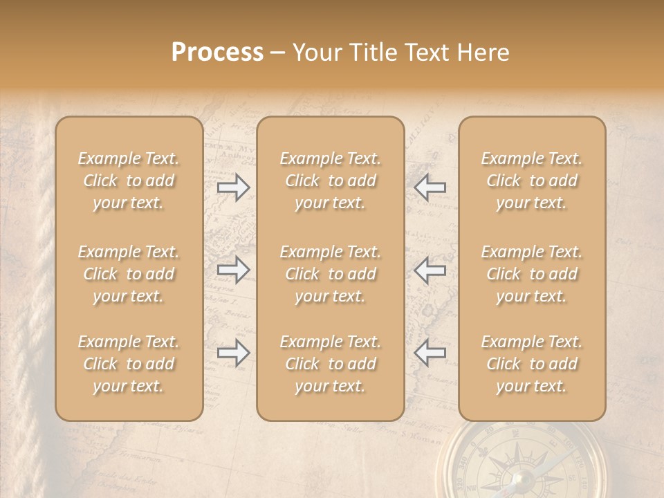 Century Map Jacket PowerPoint Template