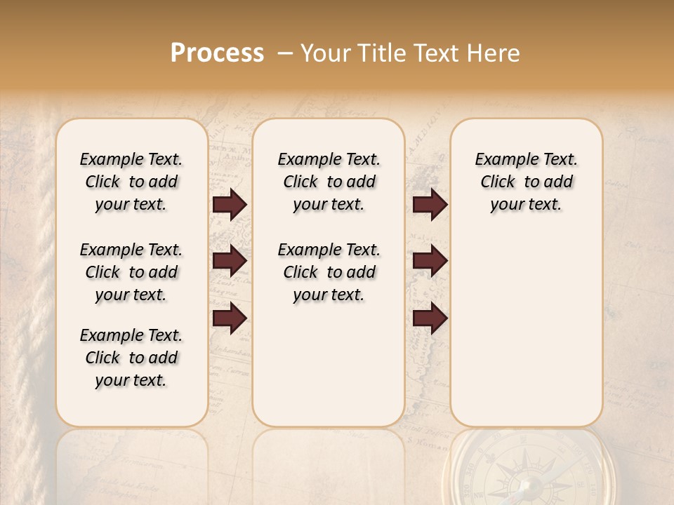 Century Map Jacket PowerPoint Template