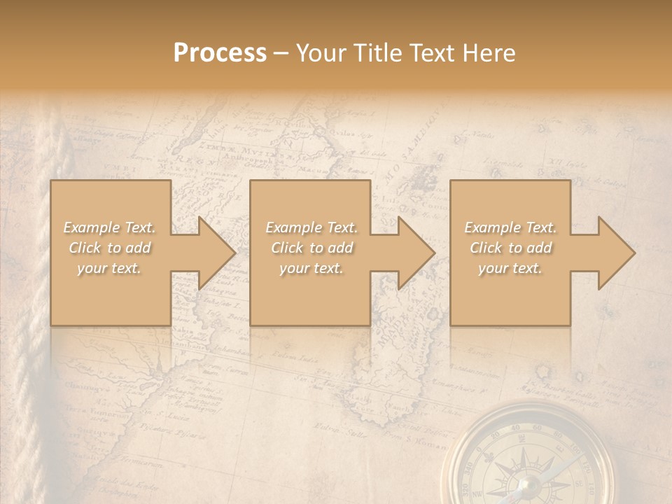 Century Map Jacket PowerPoint Template