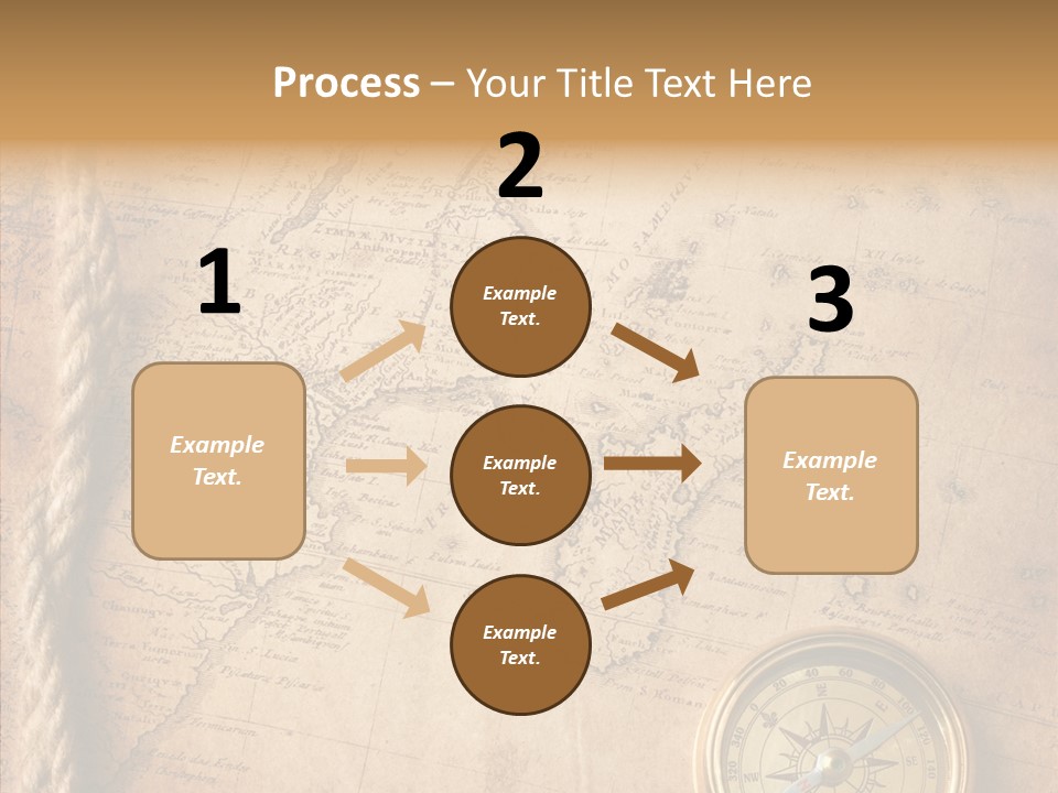 Century Map Jacket PowerPoint Template