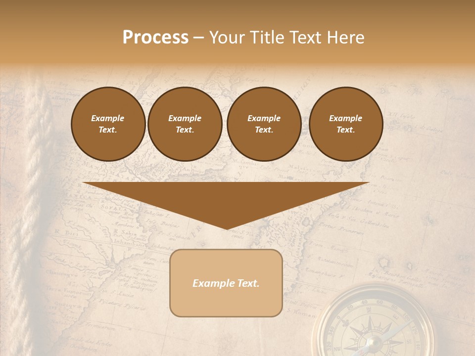 Century Map Jacket PowerPoint Template