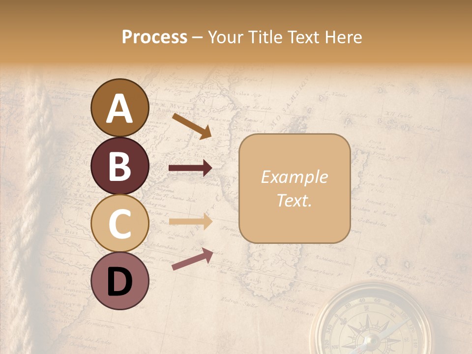 Century Map Jacket PowerPoint Template