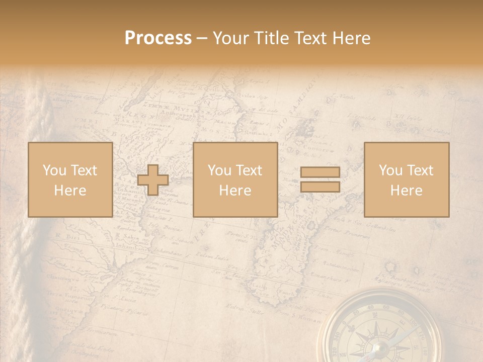 Century Map Jacket PowerPoint Template