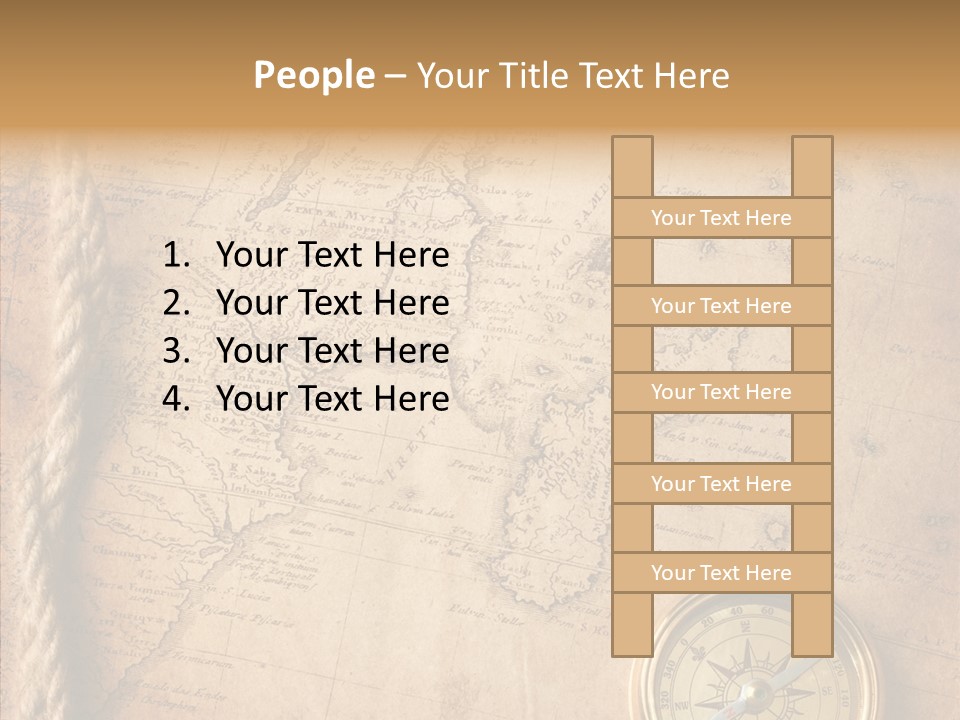 Century Map Jacket PowerPoint Template