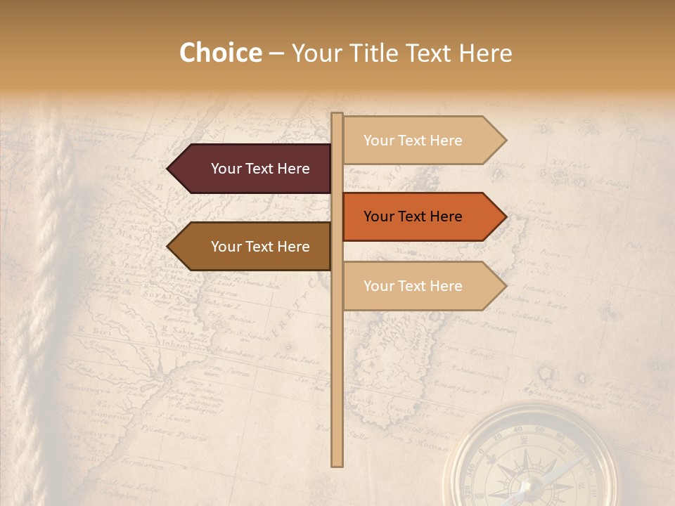 Century Map Jacket PowerPoint Template