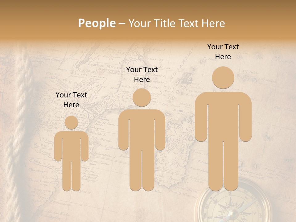 Century Map Jacket PowerPoint Template