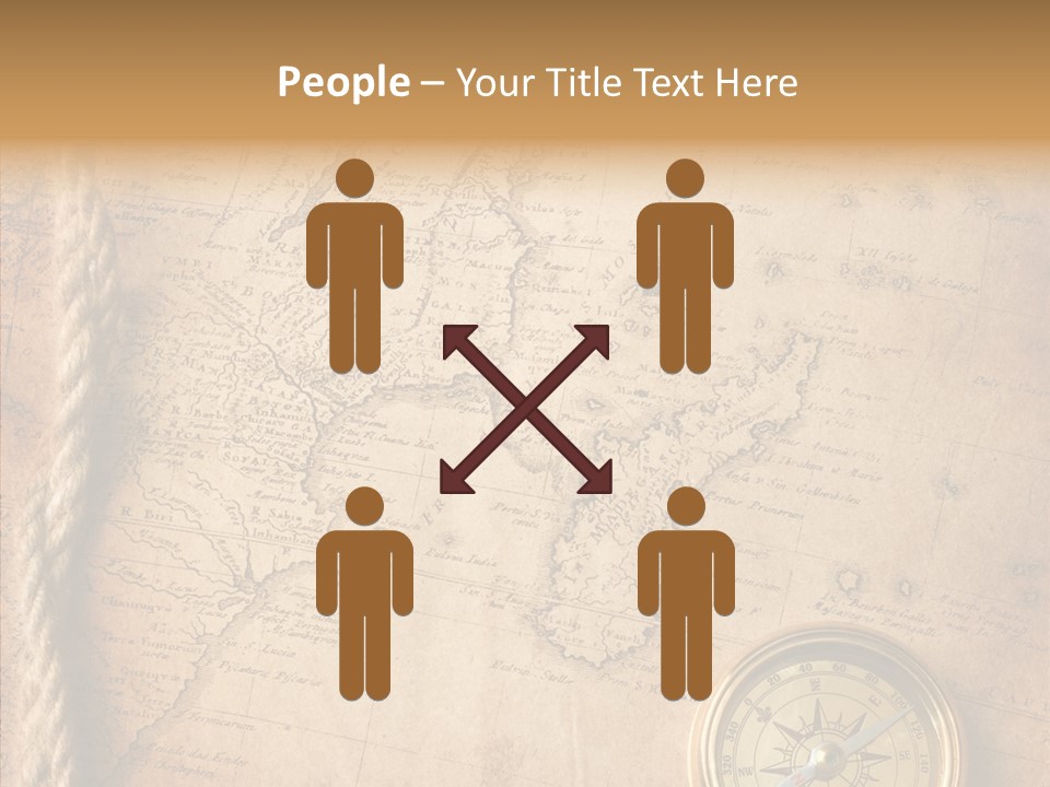 Century Map Jacket PowerPoint Template