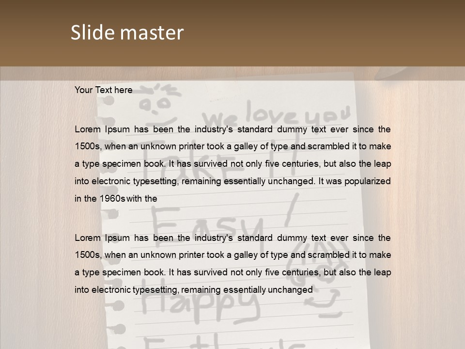 Father's Day Handmade Gifts PowerPoint Template