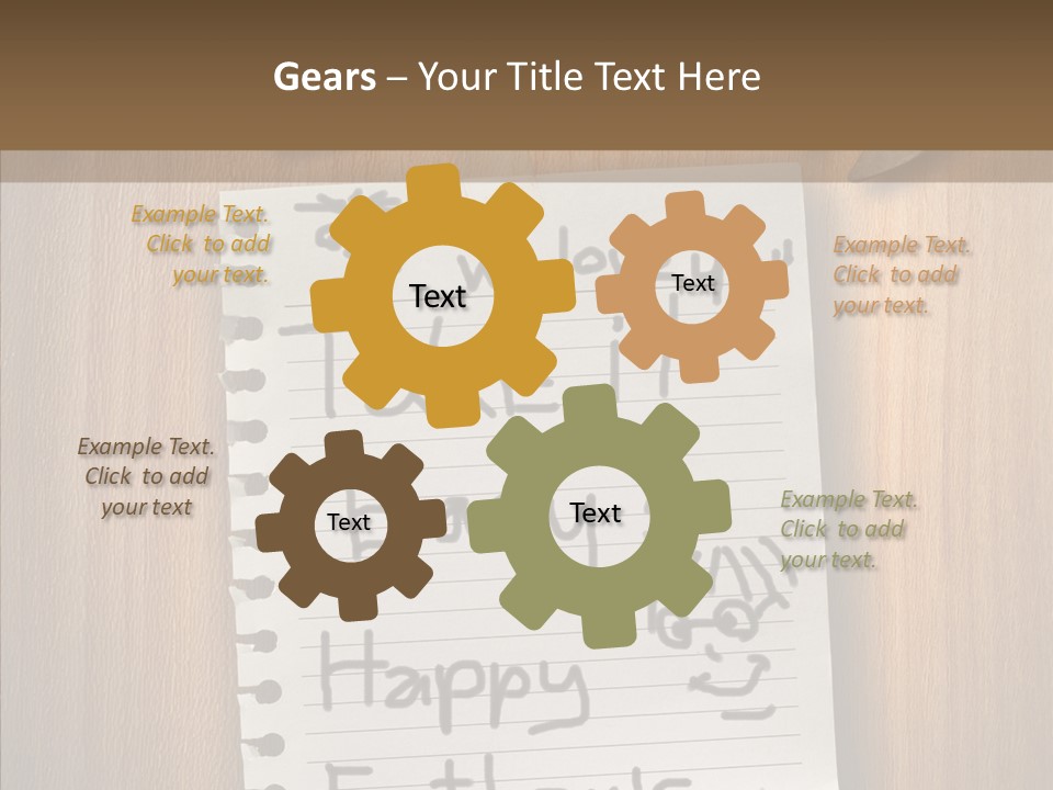 Father's Day Handmade Gifts PowerPoint Template