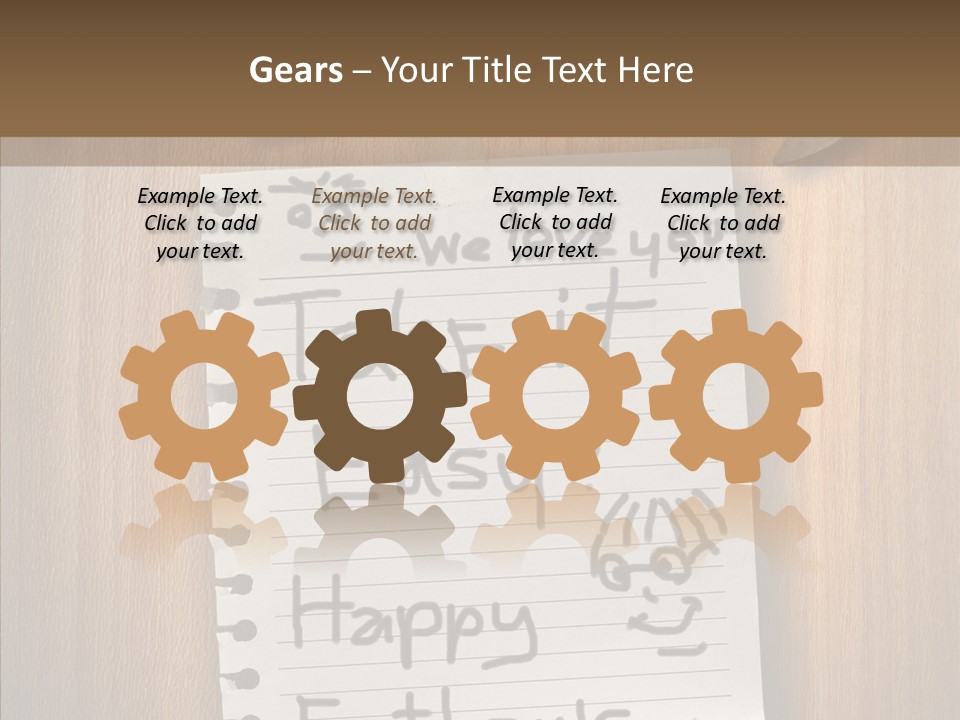 Father's Day Handmade Gifts PowerPoint Template