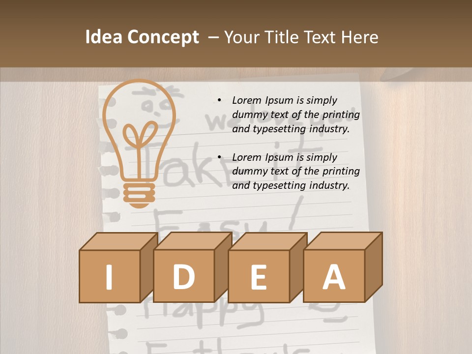 Father's Day Handmade Gifts PowerPoint Template