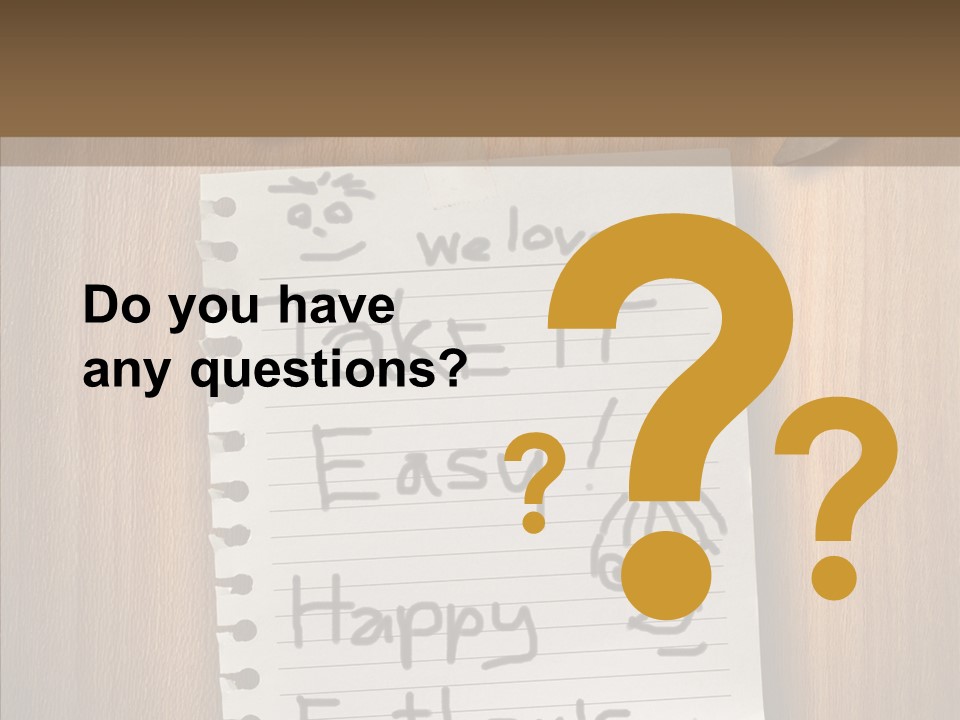 Father's Day Handmade Gifts PowerPoint Template