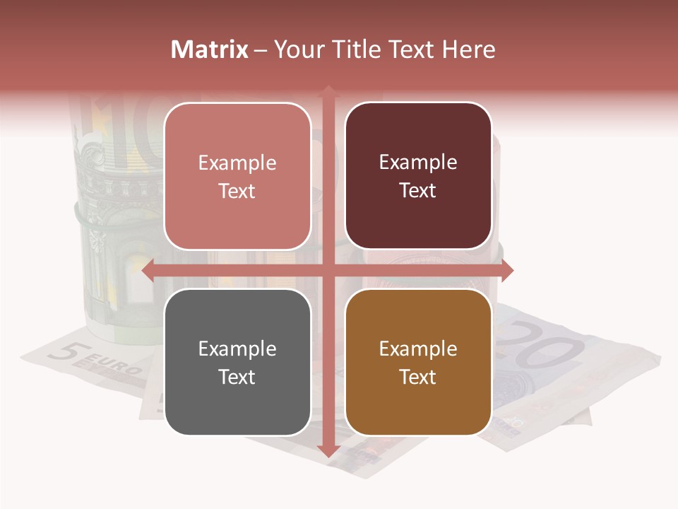 European Roll Euro PowerPoint Template