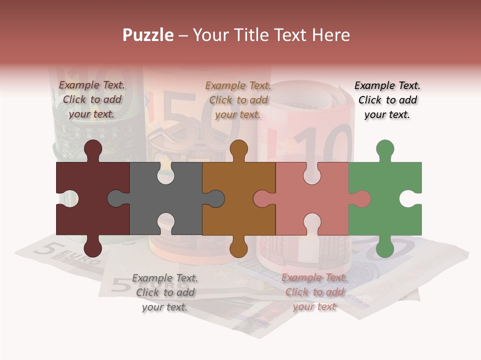 European Roll Euro PowerPoint Template