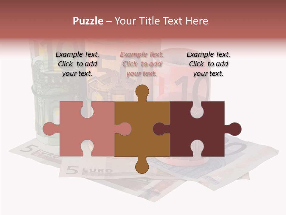 European Roll Euro PowerPoint Template