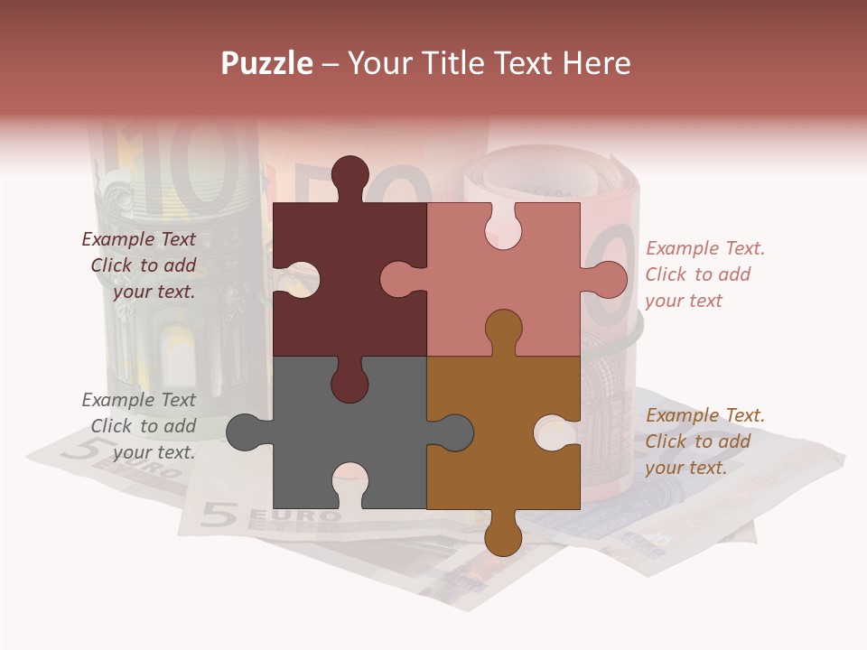 European Roll Euro PowerPoint Template