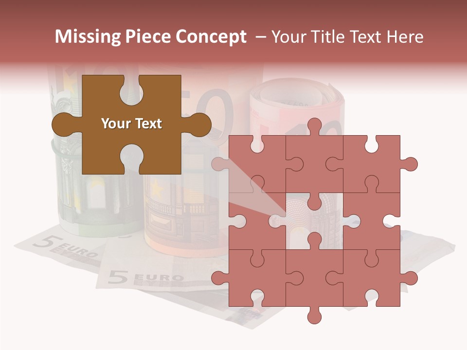 European Roll Euro PowerPoint Template